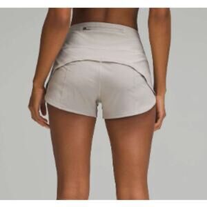 Lululemon Speed Up High-Rise Lined Short 2.5” Riverstone Size 4 NWOT
